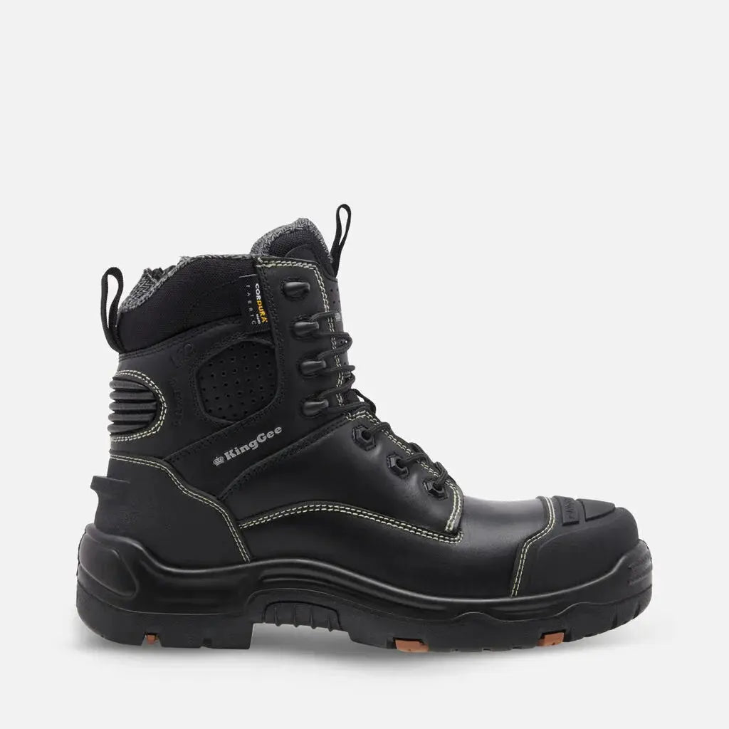 King Gee Onyx 6Z Puncture-Resistant Black Work Boot K27998 Metro Workwear